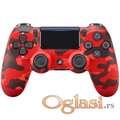 Dzojstik za PS4 bezicni PS4 Dzojstik Maskirni Crveni